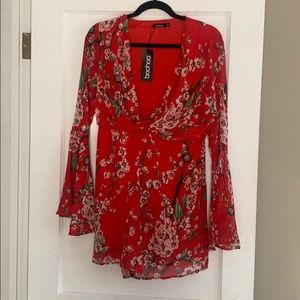 Beautiful red dress never worn!